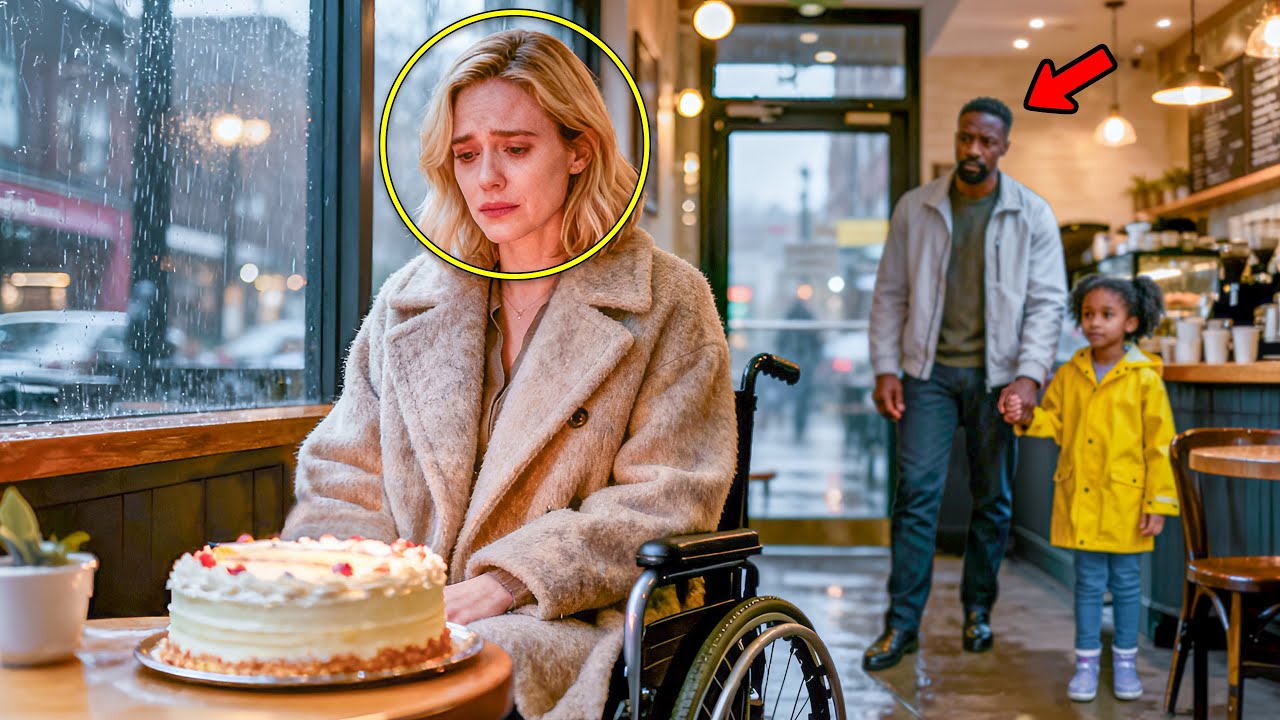 Sad Billionaire Sits Alone on Her Birthday, Until a Single Dad and His Daughter Walk In…