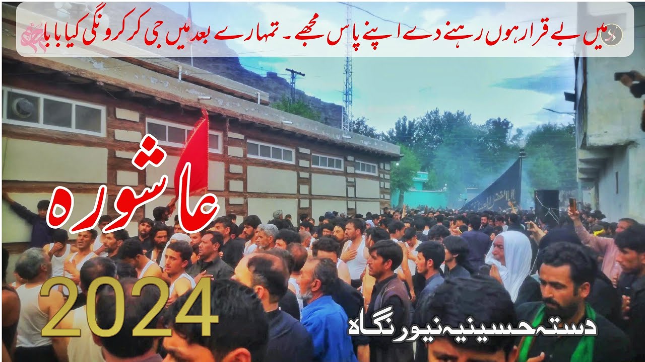 Ashura muharram 2024 || Dasta e hussainia new ranga  || Tumhare baad ma jee kar karungi kia baba