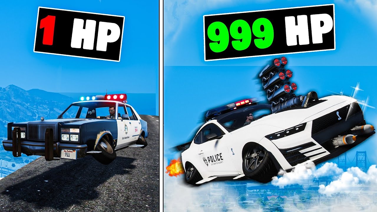 Улучшение до САМОЙ БЫСТРОЙ летающей полицейской машины в GTA 5