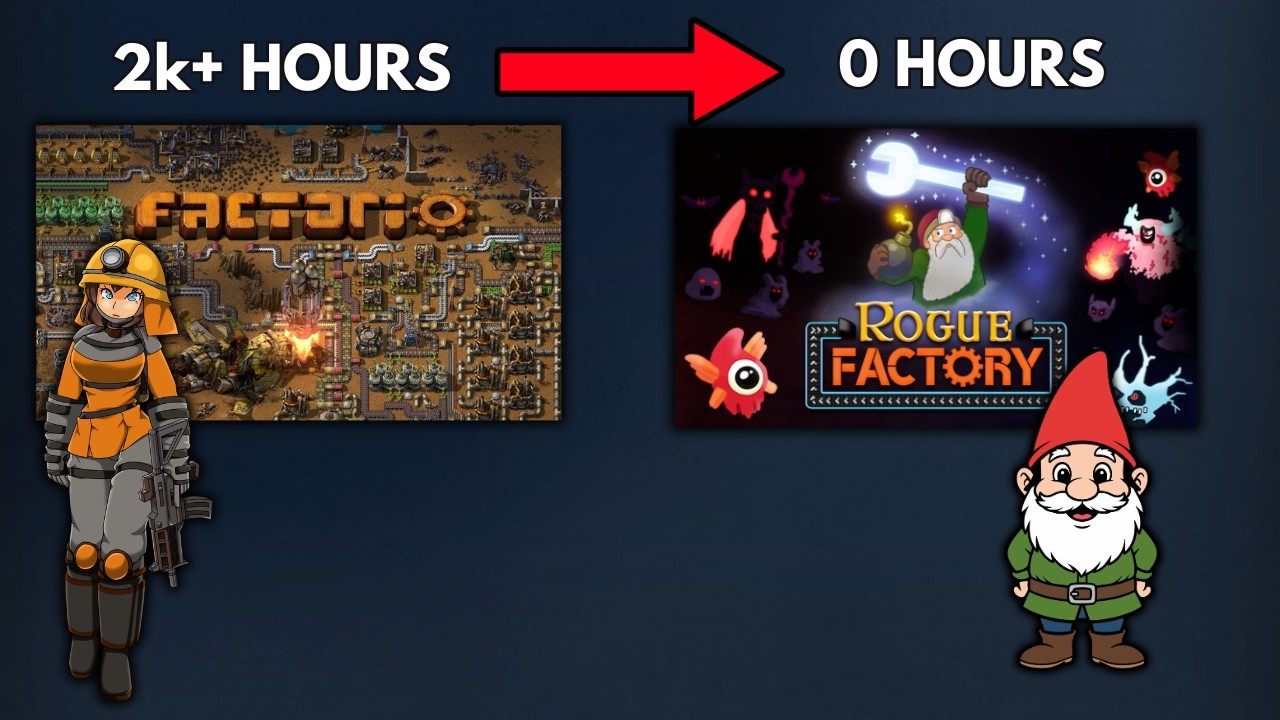 Factorio VETERAN Tries Rogue Factory!