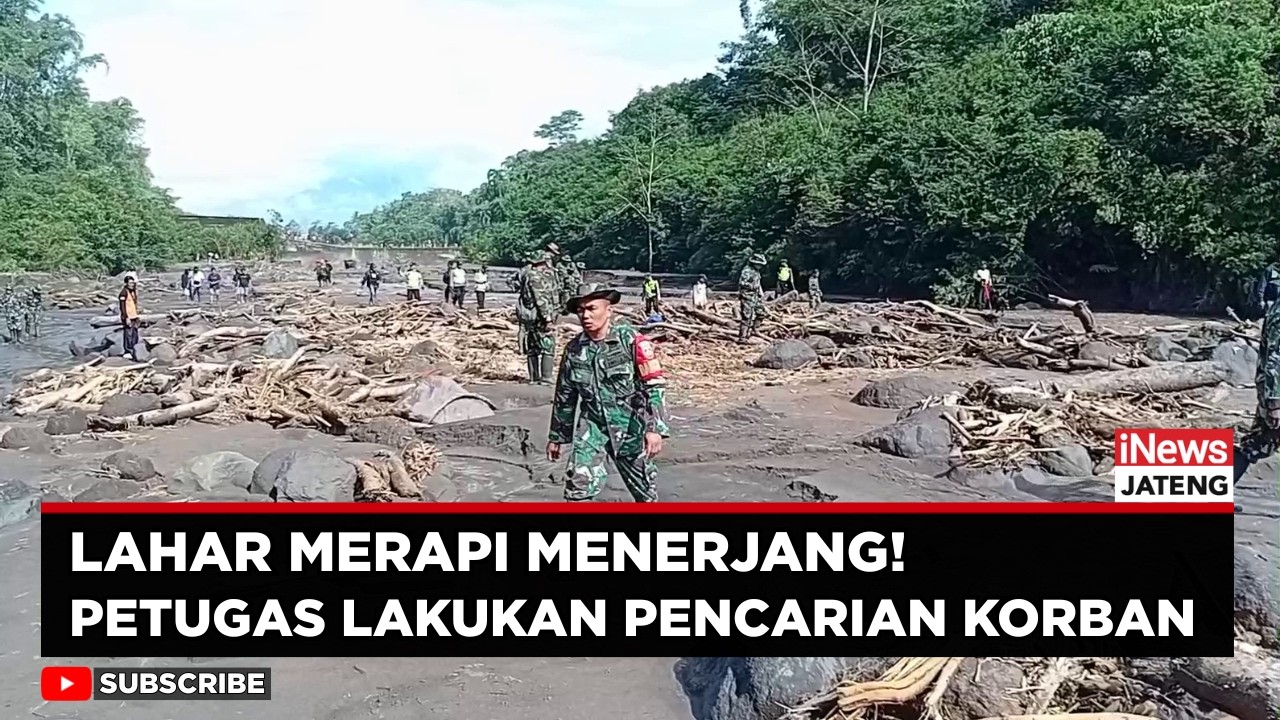 Banjir Lahar Merapi di Magelang, Pencarian Korban Masih Berlangsung | iNews Jateng