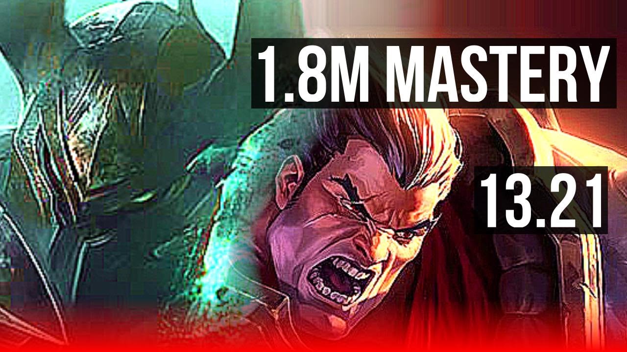 MORDE vs DARIUS (TOP) | 1.8M mastery, 13/2/5, Legendary, 500+ games | EUW Master | 13.21