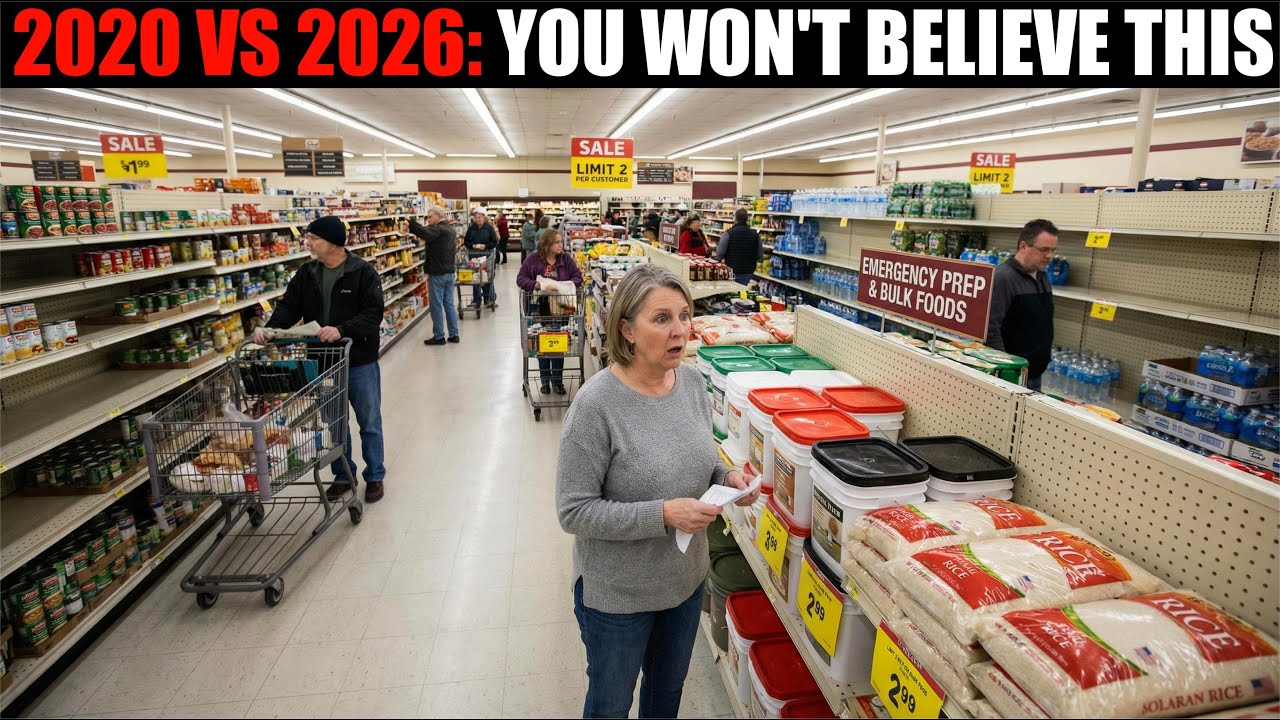 $100 Survival Food: 2020 vs 2026 (You Won't Believe How Little You Get Now)