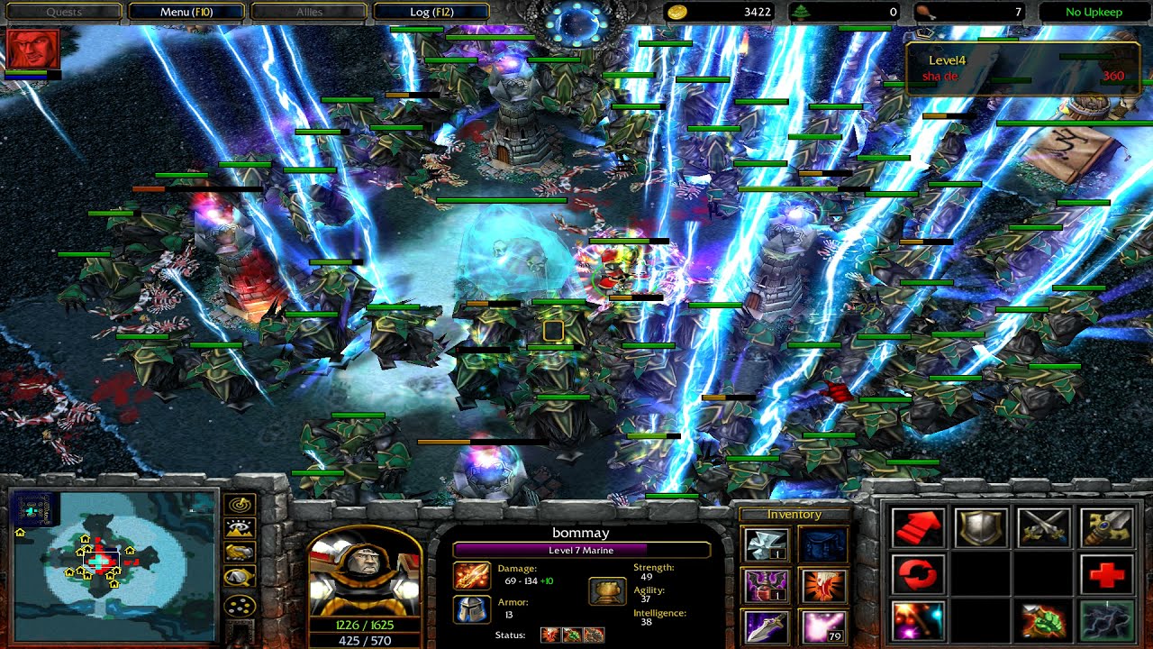 Warcraft 3 X hero Survival  - Solo Run