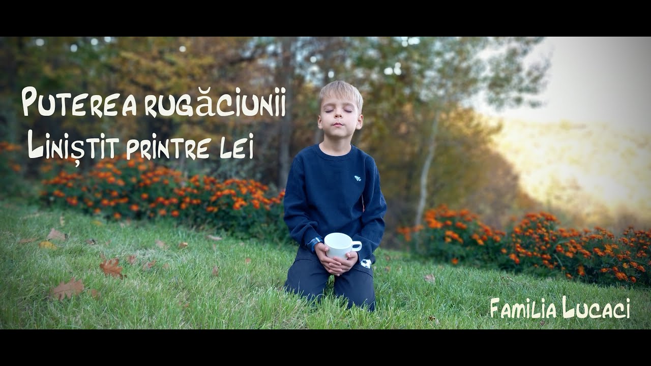 Daniel în groapa cu lei - Puterea rugăciunii | Povestioara |Familia Lucaci|