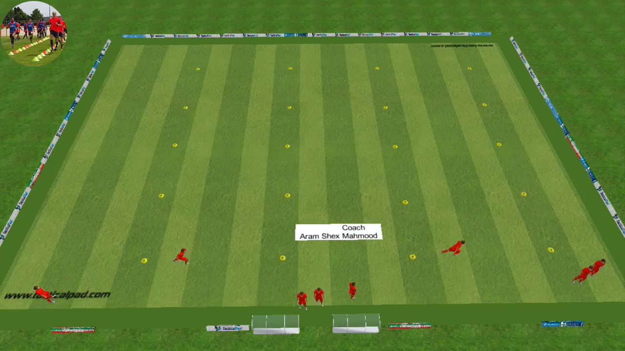 6 exercices de football professionnels