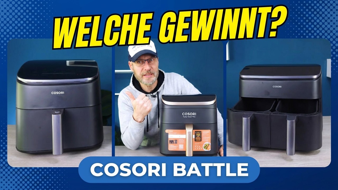 Die perfekten Pommes 2025?! 🍟 Das COSORI Heißluftfritteusen Battle