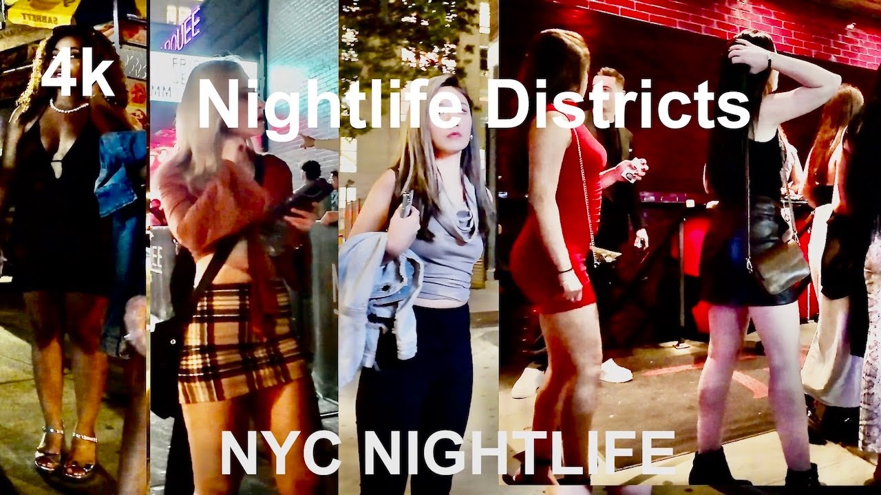 Sep 13 Ladies Night out in Chelsea Manhattan nightlife District (4K)