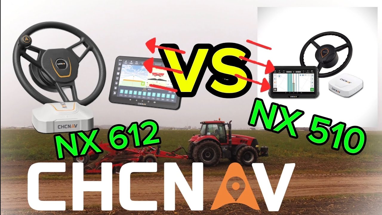 Nawigacja Rolnicza NX612 vs NX510se CHCNAV Porównanie Prezentacja www.Navi-Polska.pl