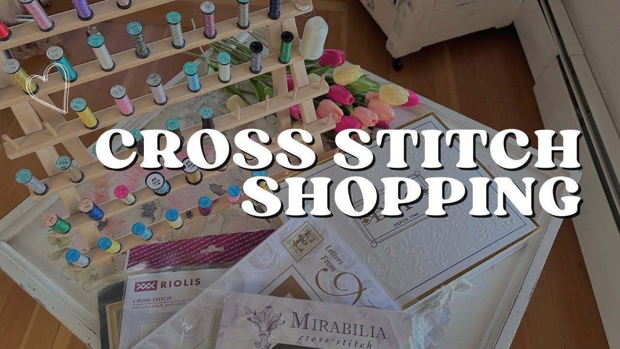 Flosstube #13 cross stitch haul / Mirabilia / Riolis / Mill Hill