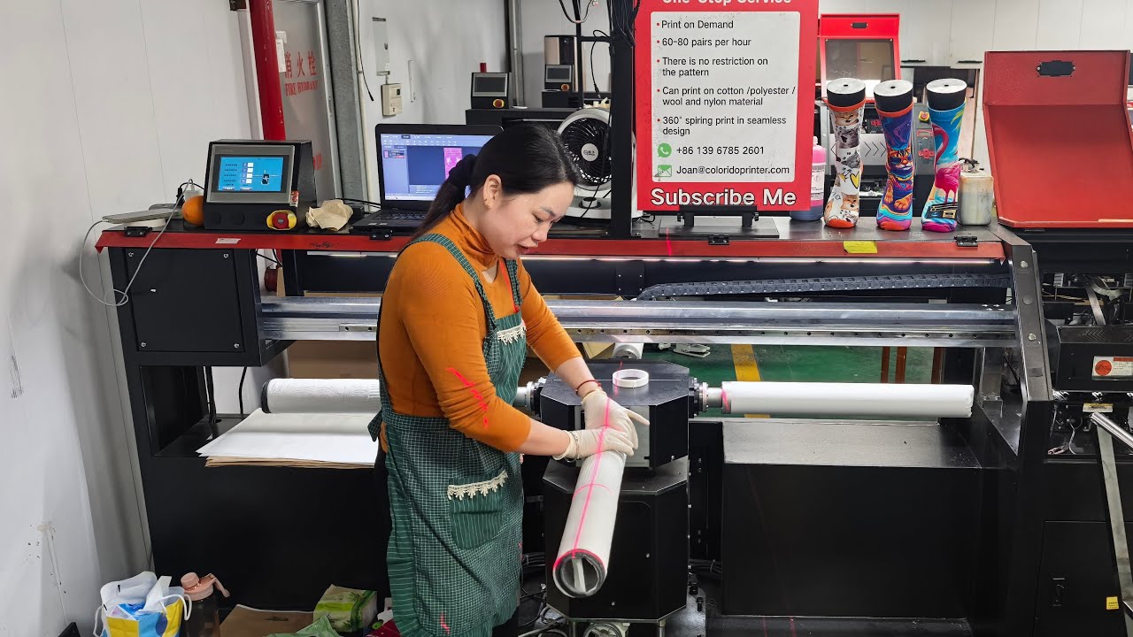 How To Use Socks Printer Make DIY Socks?