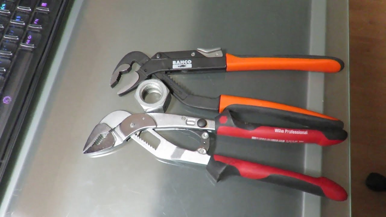 BAHCO Ergo & WIHA QuickFix : Smart MultiGrip Pliers