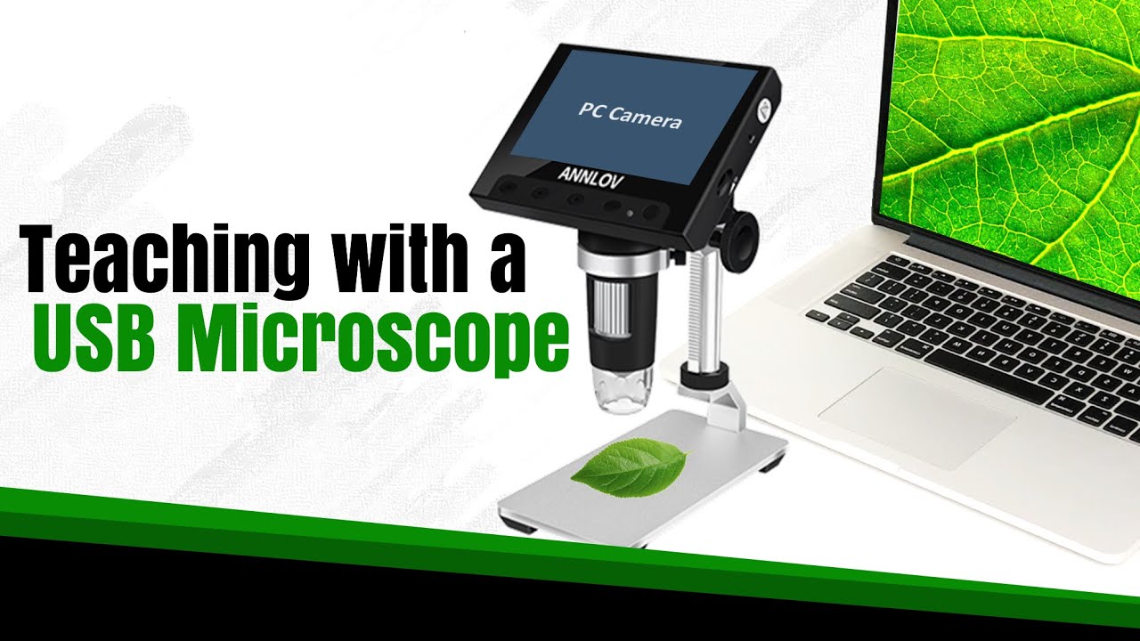 LCD Digital Microscope Review for Teachers - ANNLOV 4.3 Inch Digital Wireless USB Microscope