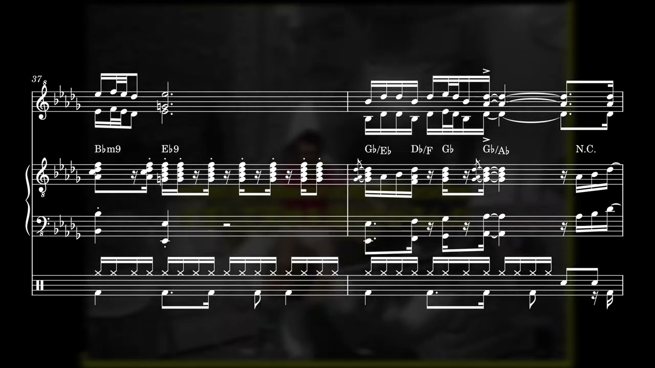 VULFPECK /// Animal Spirits (Piano & Drum Sheet)
