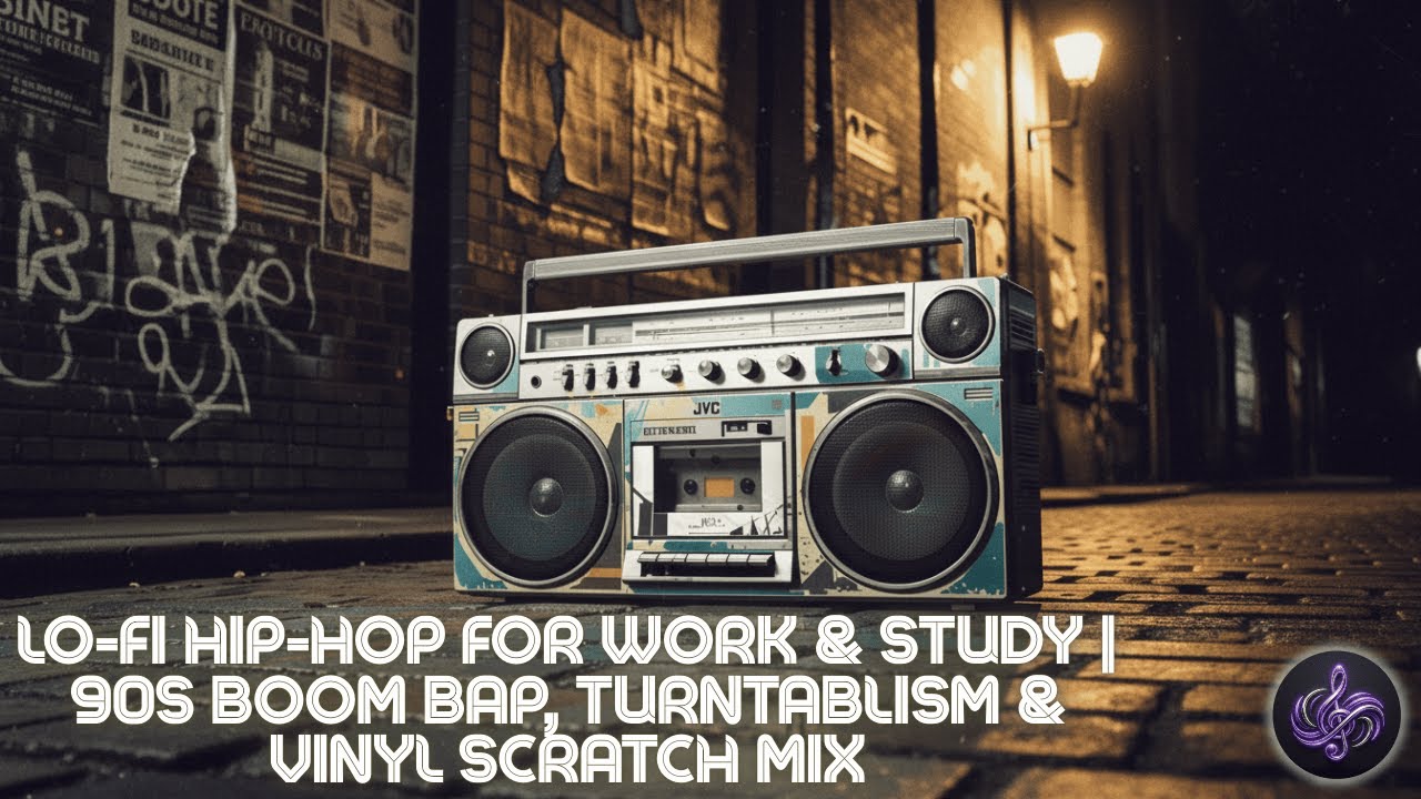 Lo Fi Hip Hop for Work & Study  90s Boom Bap, Turntablism & Vinyl Scratch Mix