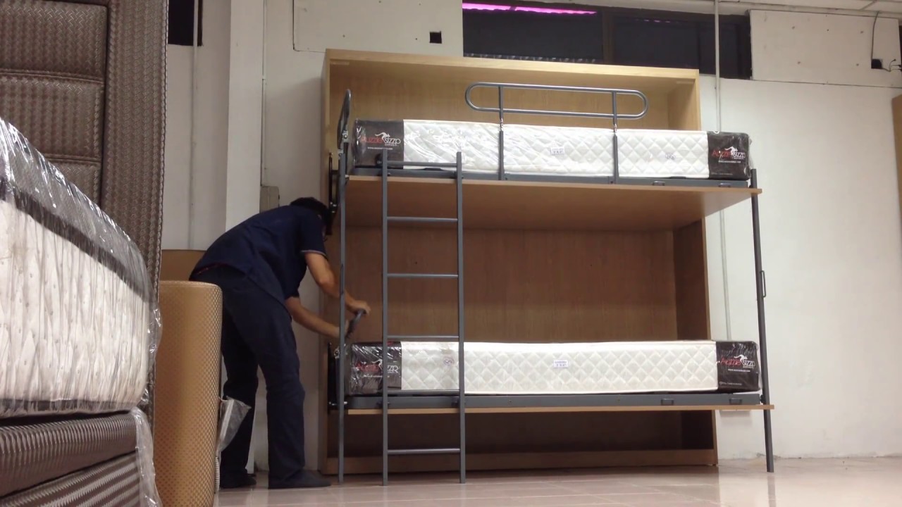Folding Bunk Bed | Smart Space Saving Mechanisms for Small Spaces [MUST HAVE]