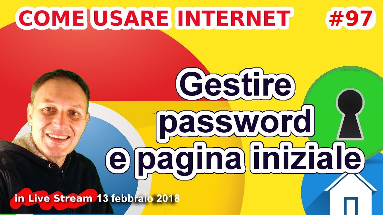 # 97 Gestire pagina iniziale e password in Google Chrome | Daniele Castelletti | Maggiolina