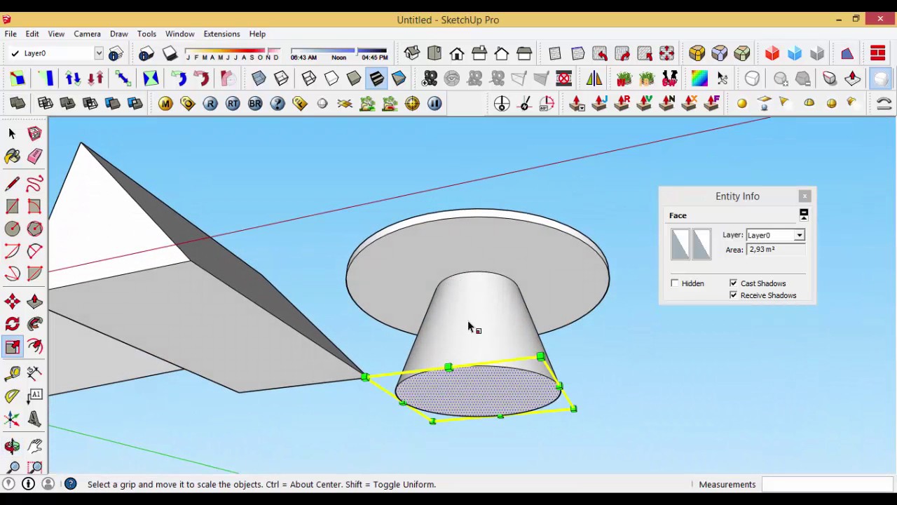 Curso modelagem Sketchup - BM maquetes - Aula 04 - Ferramentas básicas