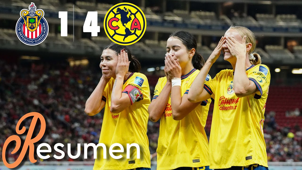 CHIVAS 1-4 AMÉRICA 4tos de FINAL IDA | Las Águilas vuelan en Guadalajara