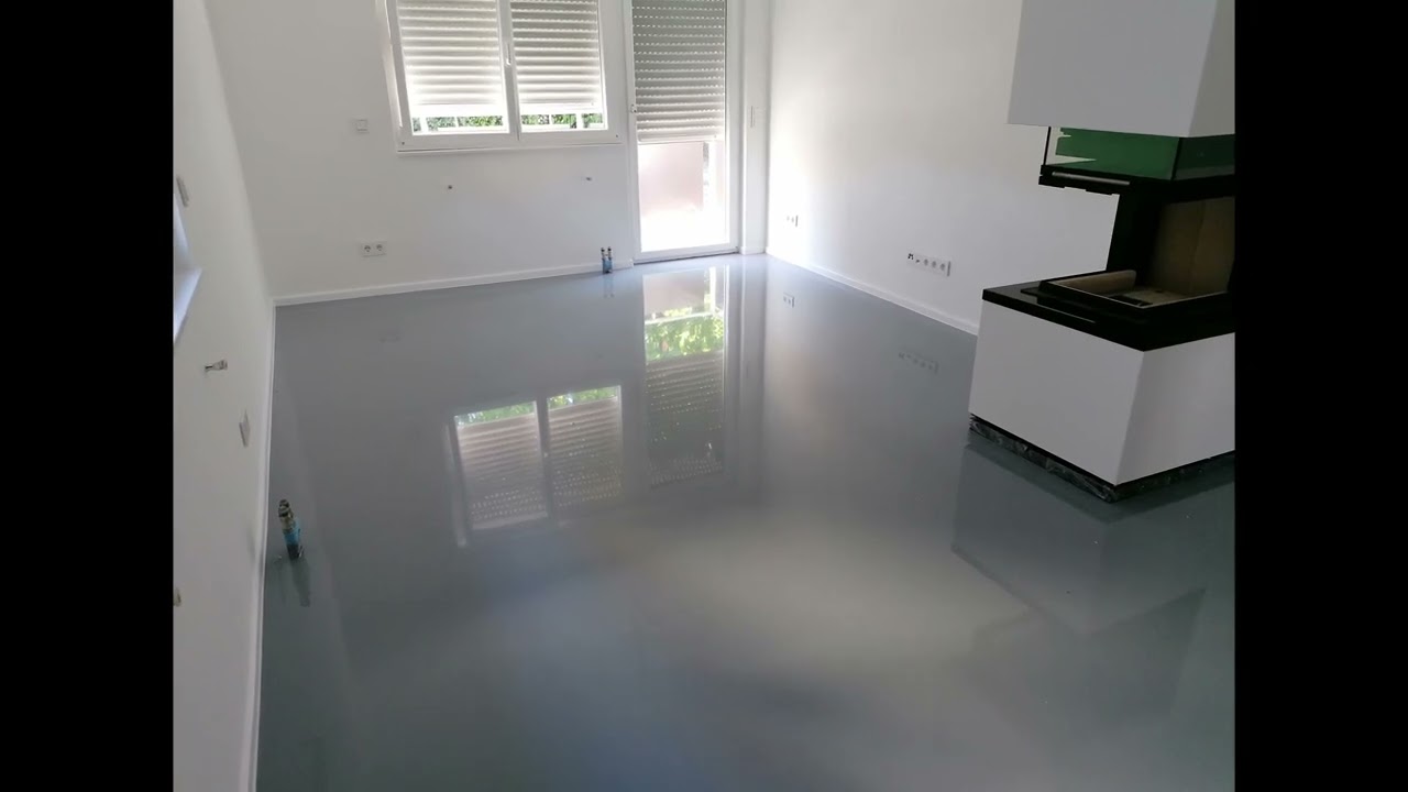 epoxy boden unigrau