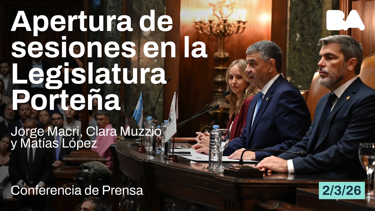 [EN VIVO] El jefe de gobierno Jorge Macri da inicio a las sesiones legislativas