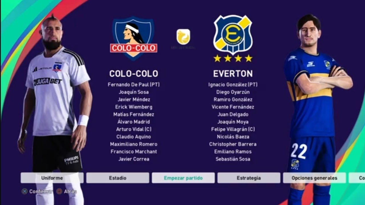 Chile Pes Aura Ps4 / Colo-Colo vs Everton / Liga Itau 2026