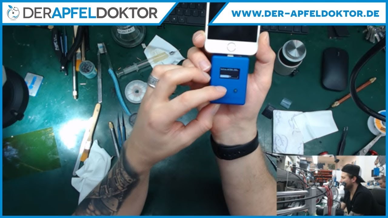 iPhone 8 wurde warm und schaltete sich aus - Kurzschluss - Datenrettung - Logicboard defekt