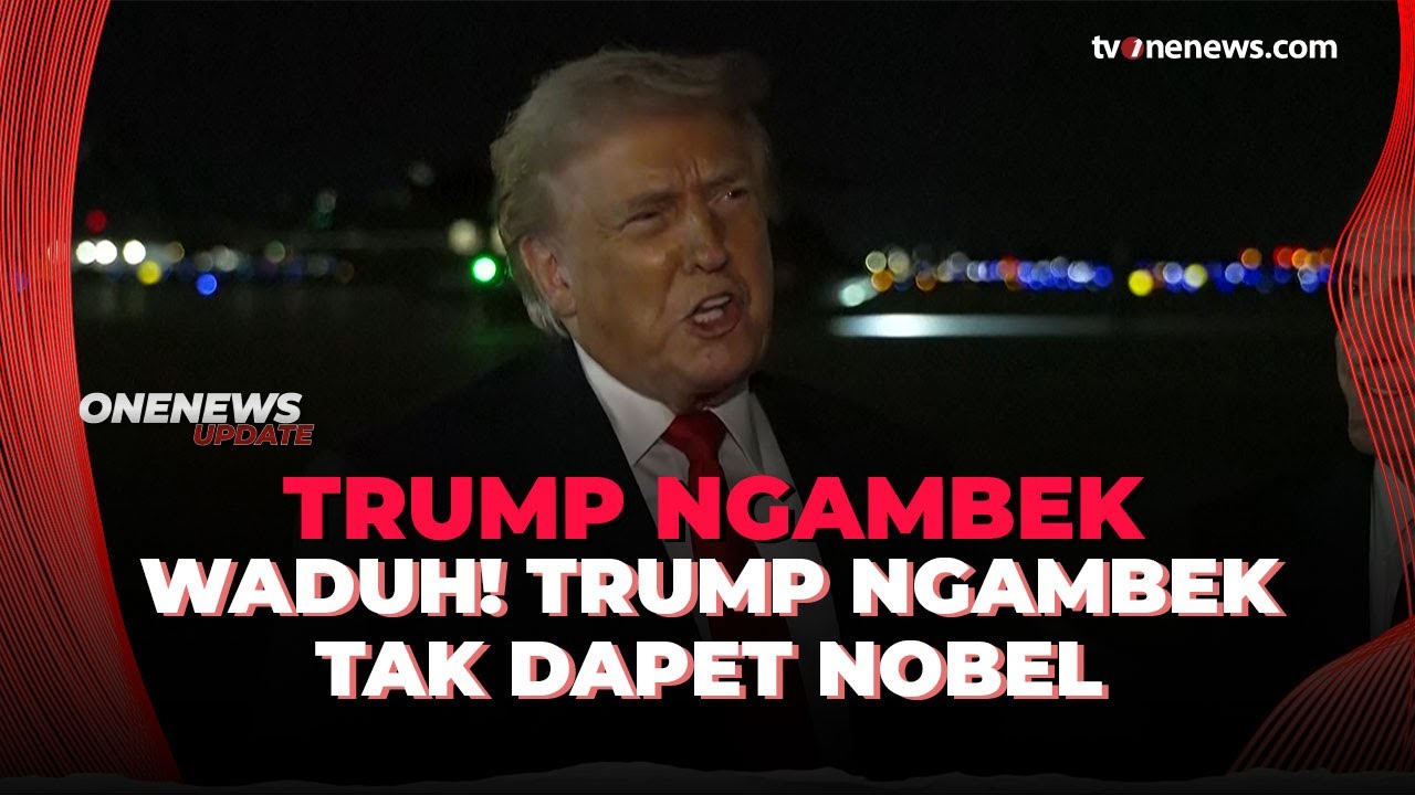 Trump Kesal Tak Dapat Nobel, Berujung Ngamuk Ingin Serius Caplok Greenland | OneNews Update