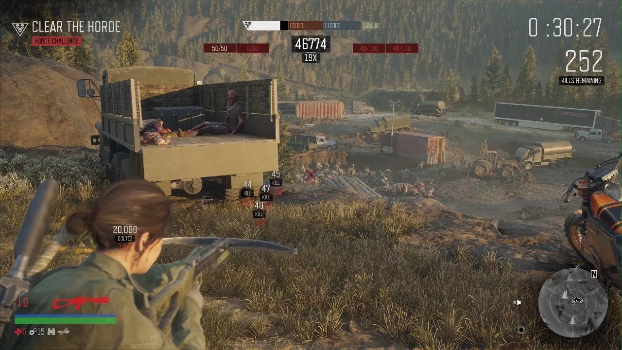 Days Gone: Remastered 50 bolt kills 15 bolts