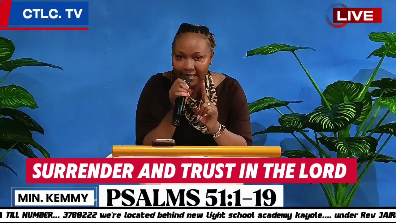 SURRENDER AND TRUST IN THE LORD (Psalms 51:1-19) _  MIN. KEMMY(MORNING DEVOTION) 8TH MARCH 2026