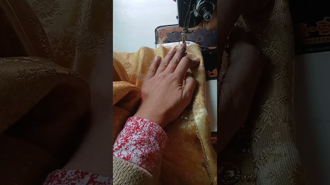 ਮੋਤੀ ਵਾਲੀ ਲੈਸ  ਲਗਾਉਨ ਦਾ ਸੋਖਾ ਤਰੀਕਾ#trendingvideo #fashion 