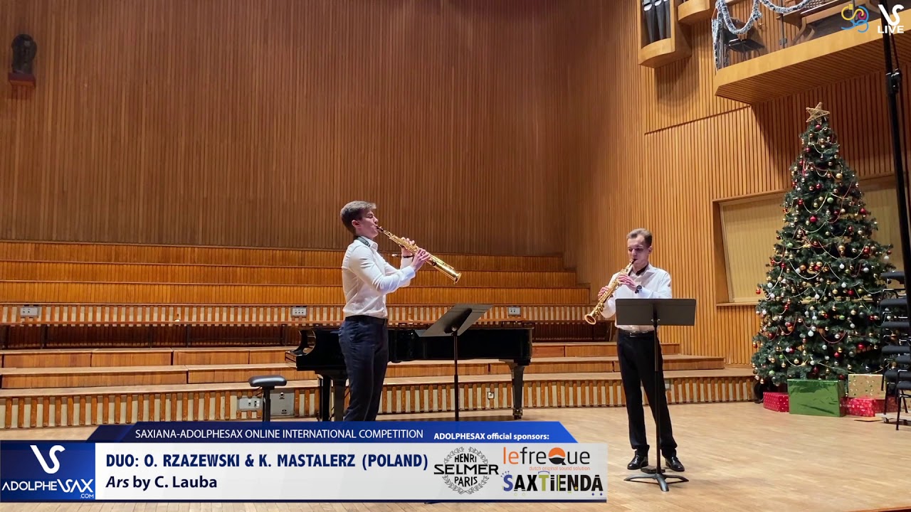 DUO O. RZAZEWSKI & K. MASTALERZ play Ars by C. Lauba #adolphesax