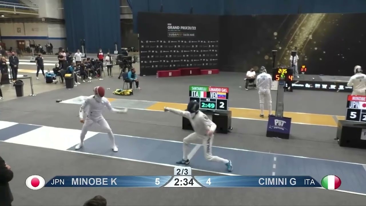 Westend Grand Prix 2022 SME - L8 - Minobe JPN v Cimini ITA