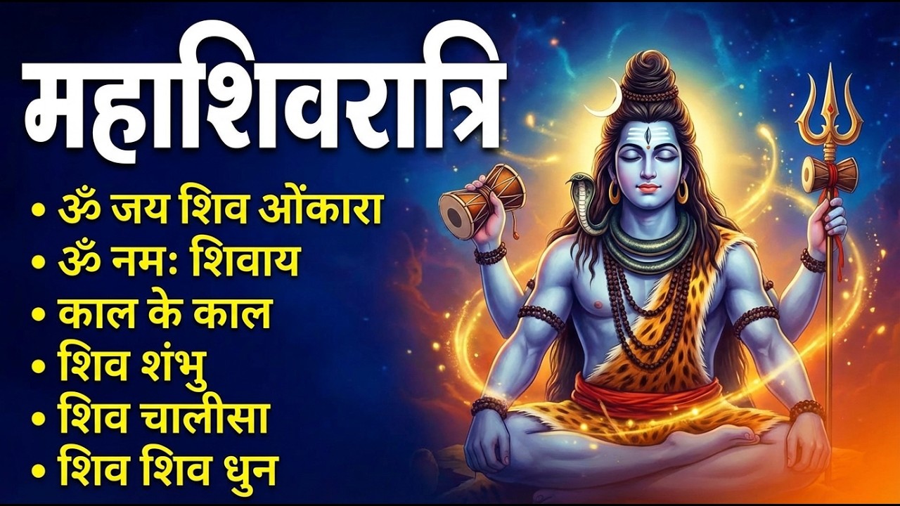 Shiv Chalisa, Shiv Dhun & Om Namah Shivay | Maha Shivratri 2026 Special | महाशिवरात्रि 🔱