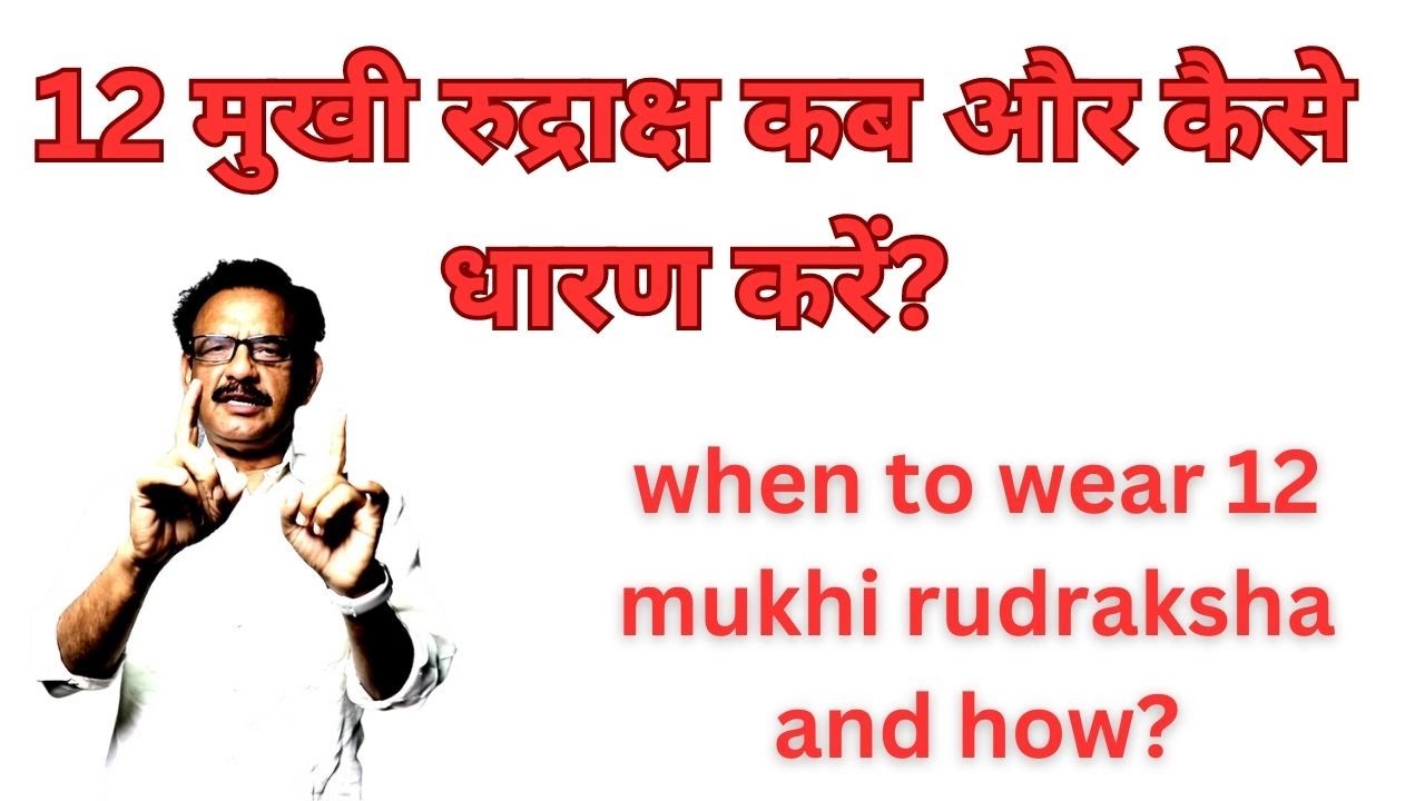 when To Wear 12 Mukhi Rudraksha And How I12 Mukhi Rudraksha Kaise Dharan Kare