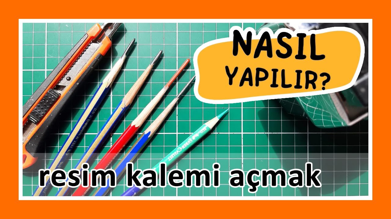 Resim kalemi nasıl açılır?