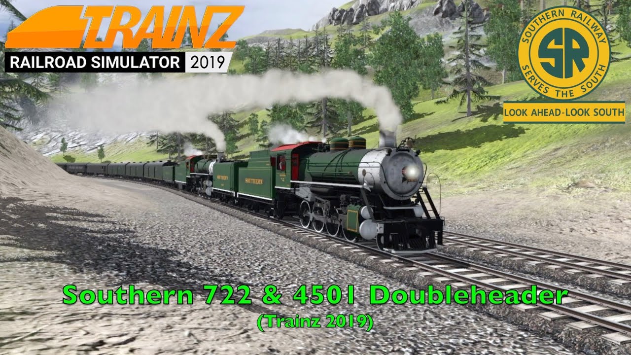 Southern 722 & 4501 Doubleheader (Trainz 2019)
