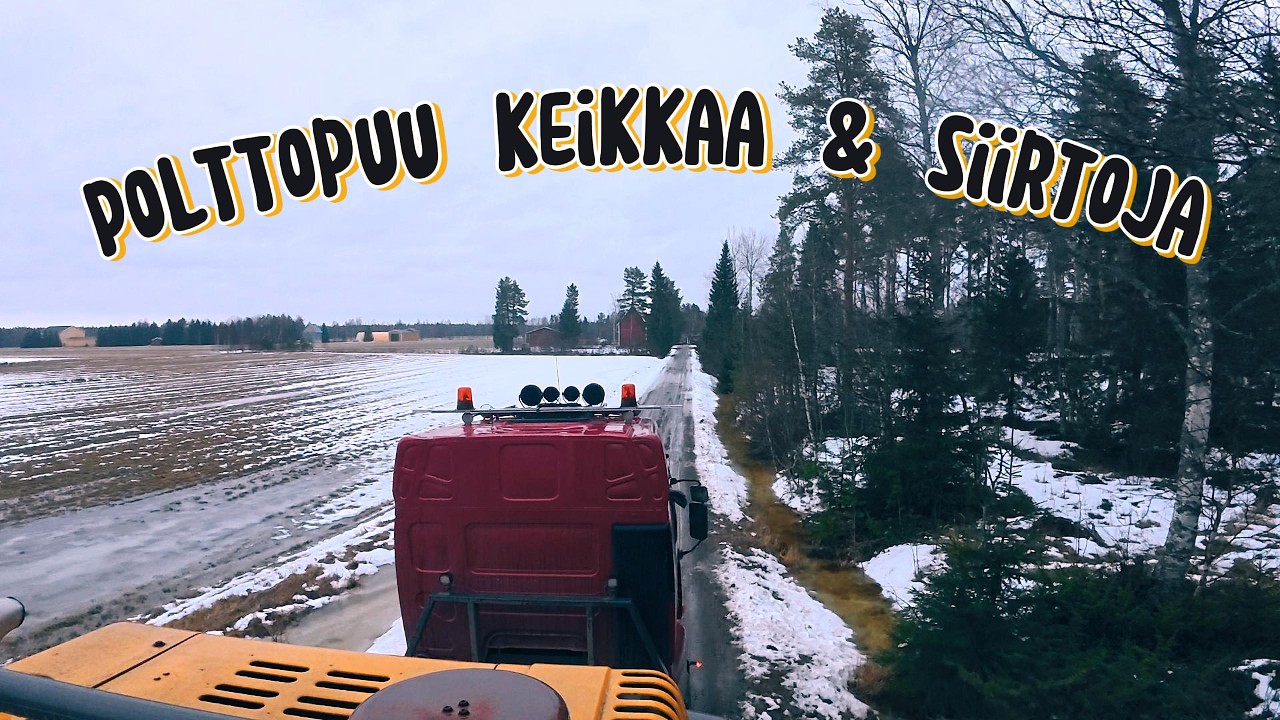 Polttopuu keikkaa & siirtoja | Sisu e14 | John Deere 1070g | Volvo 210blc
