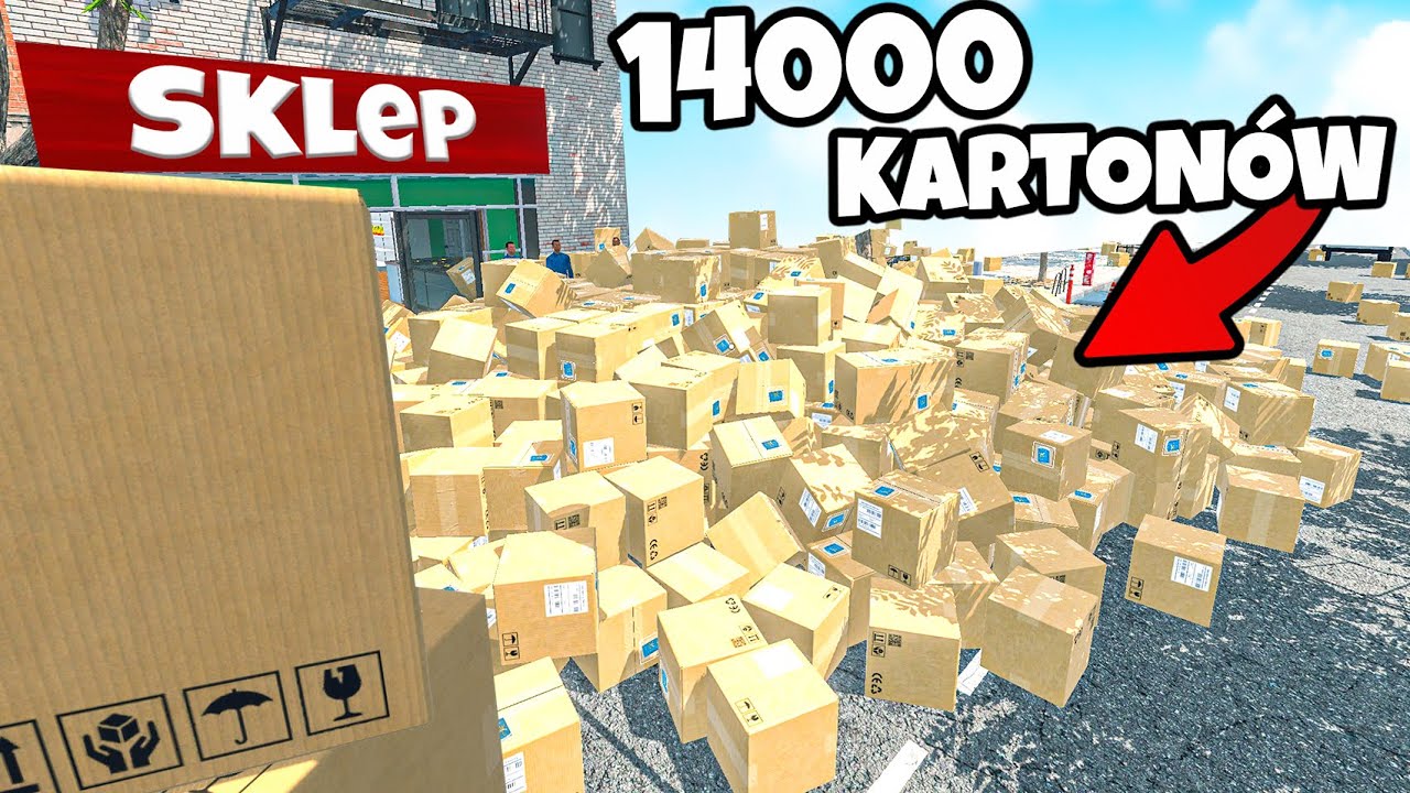 ❄️ ZAMÓWIŁEM 14000 KARTONÓW!? | SUPERMARKET SIMULATOR |