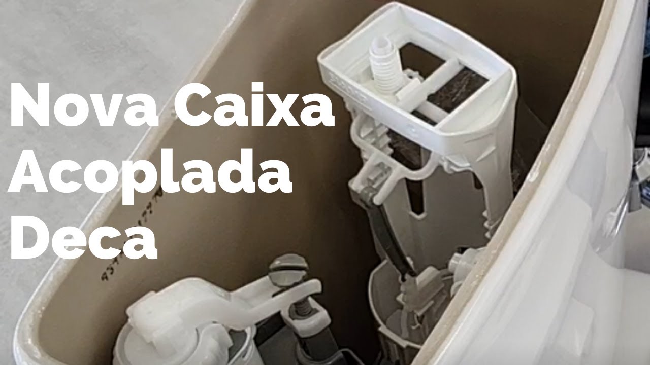 Como retirar a Tampa da Nova Caixa Acoplada Deca CD.00F