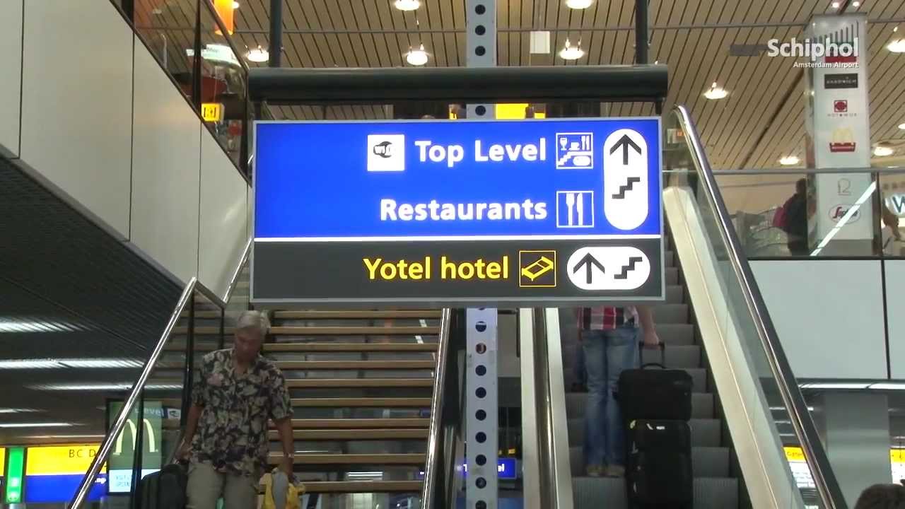 Take a shower at Schiphol!
