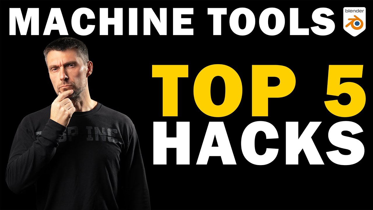 5 Machine Tools for Blender That Will Blow Your Mind!