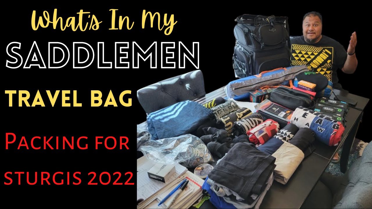 Saddlemen Tactical Bag | Packing for Sturgis