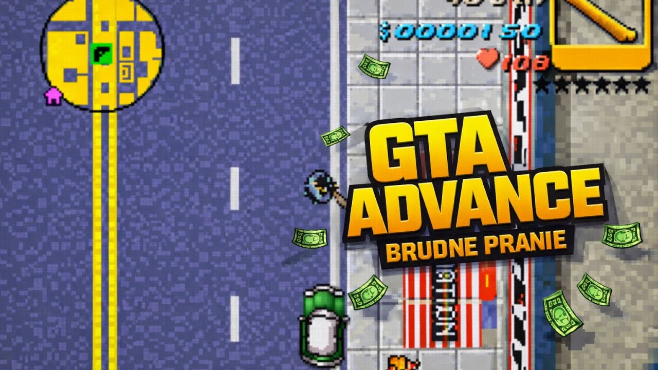 GTA Advance (2004) 🕹️ Gameplay PL | Misja 2 – Brudne Pranie | Retro GBA