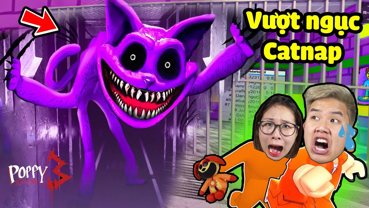 Vượt ngục nhà tù Catnap, bqThanh và Ốc Giải Cứu Những Người Bạn Poppy Playtime 3