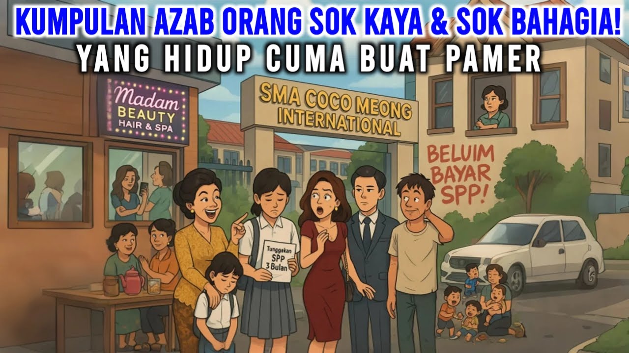 KUMPULAN  AZAB ORANG SOK KAYA & SOK BAHAGIA!  YANG HIDUP CUMA BUAT PAMER | 1 JAM TANPA JEDA
