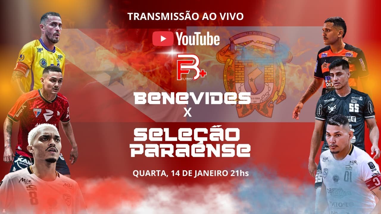 #AMISTOSO Sele&ccedil;&atilde;o de Benevides vs Sele&ccedil;&atilde;o Paraense - AO VIVO