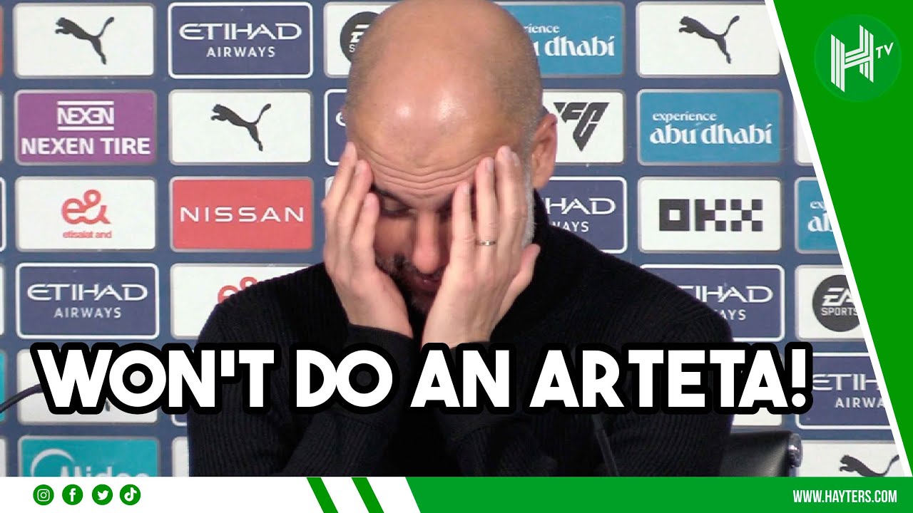 I WON'T do an Arteta! | Pep on refereeing decisions against Spurs | Man City 3-3 Spurs 😳