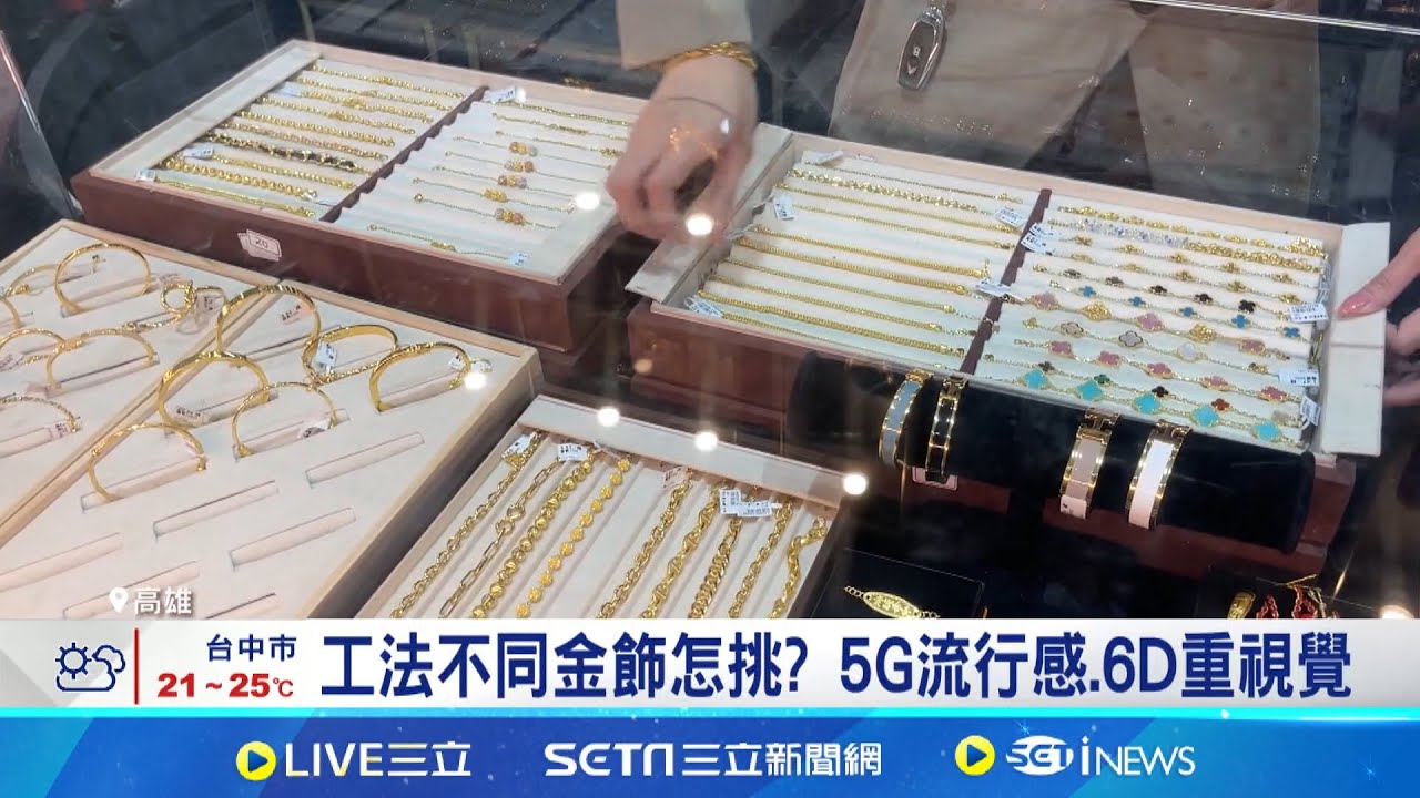 金飾術語! 5G流行感色澤亮 6D視覺效果大 挑金飾術語多! 5G.6D