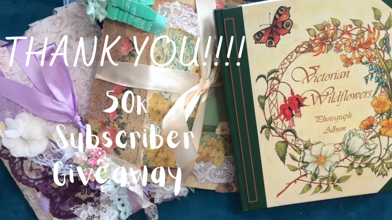 Shabbydabbydoodah 50,000 Subscriber Giveaway - THANK YOU SO MUCH XXXX  NOW CLOSED